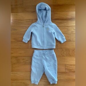 Ralph Lauren Light Blue Baby Jogger Set